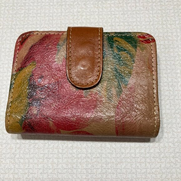 GUC Patricia Nash Leather Summer Drawing Shoulder bag & matching wallet - Picture 12 of 15